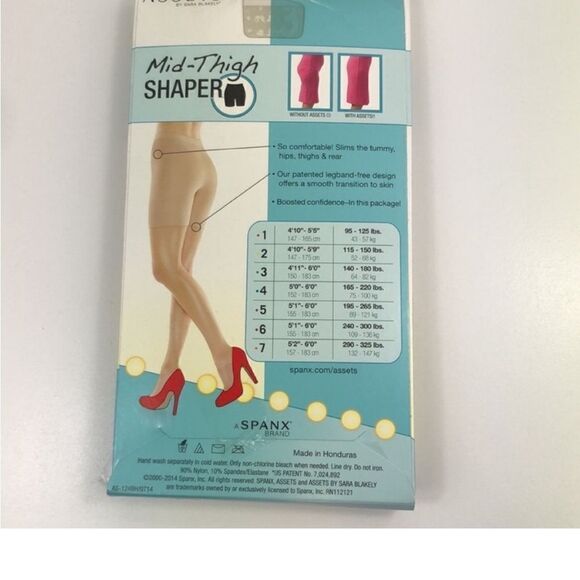 NWT Spanx Hi Waist Mid Thigh Shaper. Total Waist Control 5 - Picture 9 of 9